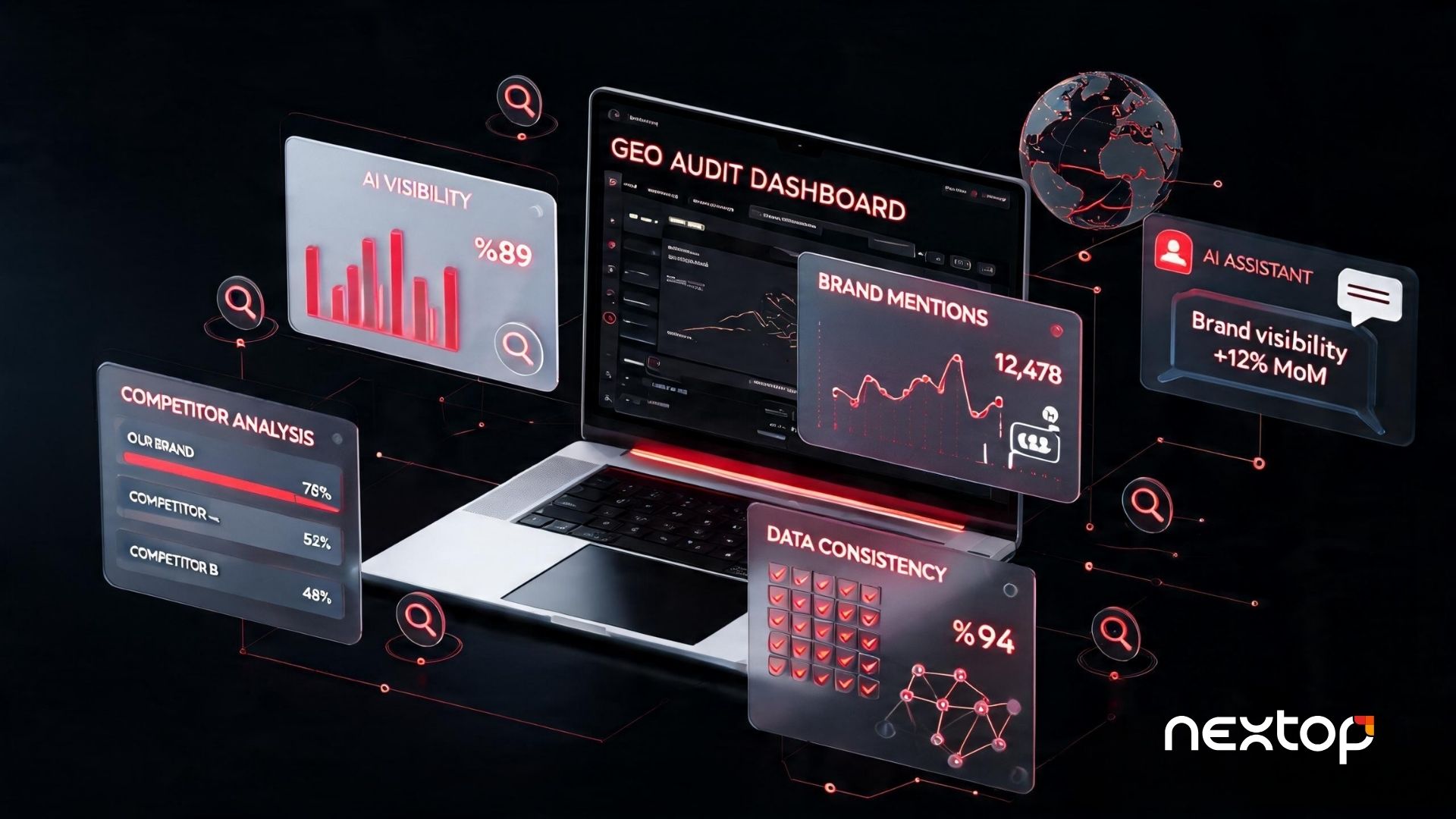 Audit GEO giúp phân tích mức độ hiện diện và khả năng cạnh tranh của thương hiệu trên AI