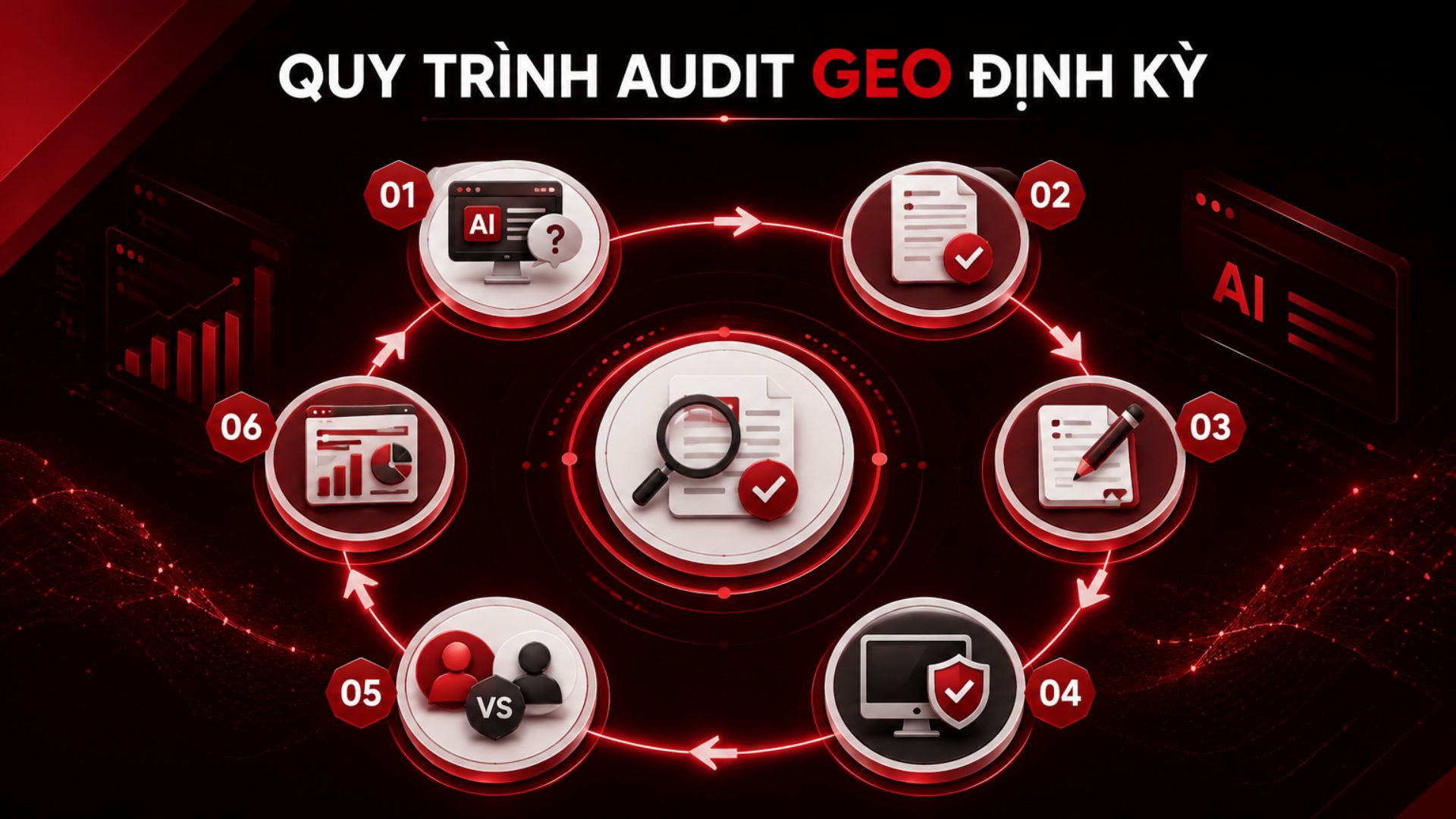 Quy trình 6 bước audit GEO định kỳ một cách hiệu quả