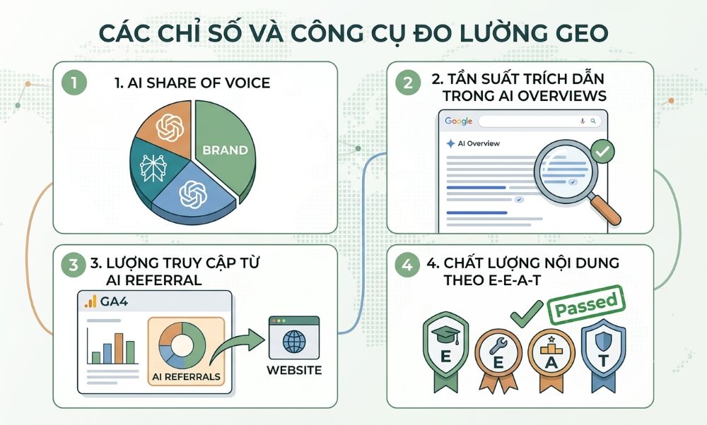 Các chỉ số và công cụ đo lường GEO