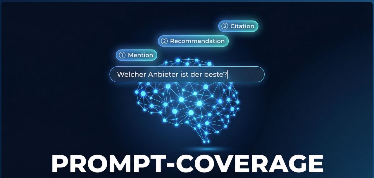 Prompt Coverage đo số lượng câu hỏi AI mà thương hiệu xuất hiện trong câu trả lời